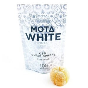 CBD – Mota White – Pineapple Sphere – Mota Edibles – 100mg CBD